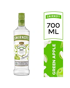 Vodka Green Apple Smirnoff 700 Cc