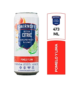Vodka Smirnoff Sabor Pomelo Y Lima 473 Ml