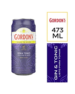 Gin Tonic Gordons 473ml