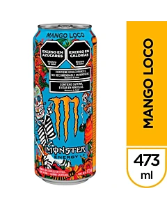Bebida Energizante Monster Energy Mango Loco 473 Ml