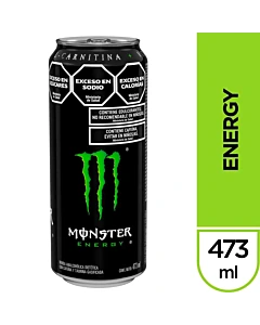 Bebida Energizante Monster Green Energy 473 Ml