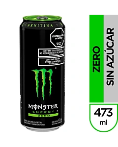 Bebida Energizante Monster Zero 473 Ml