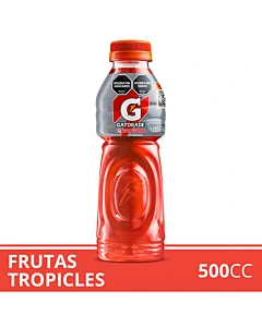 Bebida Isotónica Gatorade Sabor Frutas Tropicales 500ml