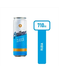 Cerveza Rubia Quilmes Laton 710 Cc
