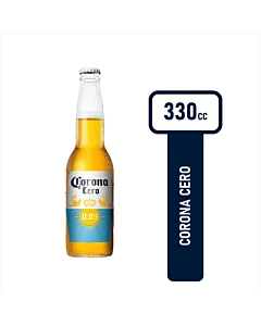 Cerveza Rubia Corona Cero Alcohol 330 Ml
