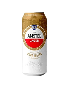 Cerveza Rubia Amstel Lager 473 Ml