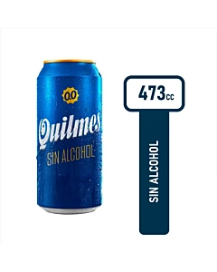 Cerveza Rubia Quilmes Sin Alcohol 473 Ml