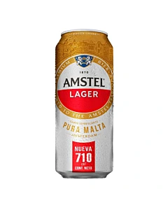 Cerveza Rubia Amstel Lager 710 Ml