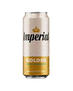 Cerveza Rubia Imperial Golden 473 Ml