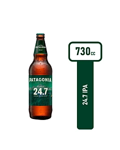 Cerveza 24.7 Patagonia Ipa No Retornable 730 Ml