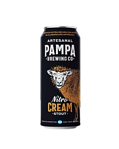 Cerveza Negra Pampa Nitro Cream Stout 473 Cc