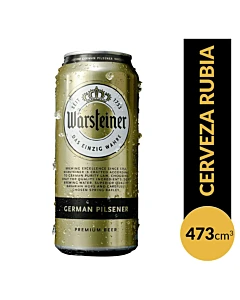 Cerveza Rubia Warsteiner 473 Ml