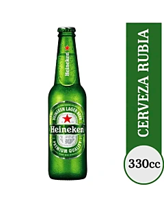 Cerveza Rubia Heineken No Retornable 330 Ml