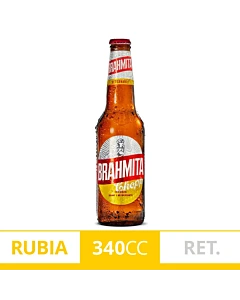 Cerveza Rubia Chopp Retornable Brahma 340 Cc