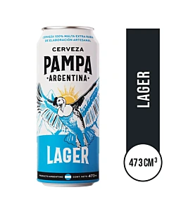 Cerveza Rubia Pampa Lager 473ml