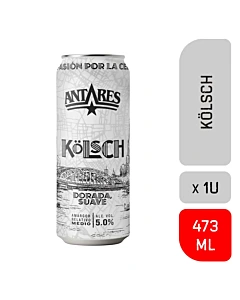 Cerveza Kolsch Lata Antares 473 Cc