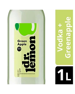 Aperitivo Dr Lemon Vodka Greenapple 1 L