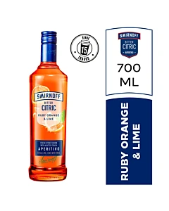 Aperitivo Smirnoff Bittercitric Naranja Y Lima 700cc