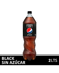Gaseosa Pepsi Black Sin Azúcar 2 L