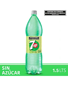 Gaseosa Lima Limón 7up Sin Azúcar 1.5 L