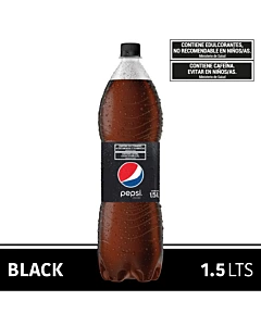 Gaseosa Pepsi Black Botella 1,5 Lt.