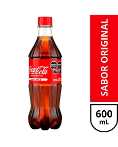 Gaseosa Coca Cola Original 600 Ml