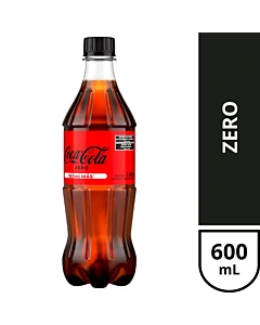 Gaseosa Coca Cola Zero 600 Ml