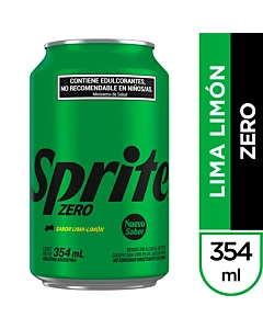 Gaseosa Lima Limón Sprite Zero 354 Ml