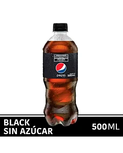Gaseosa Pepsi Black Sin Azúcar Pet 500 Ml