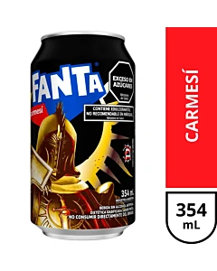 Gaseosa Fanta Carmesi 354 Ml