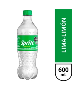 Gaseosa Sprite Lima Limón 600 Ml