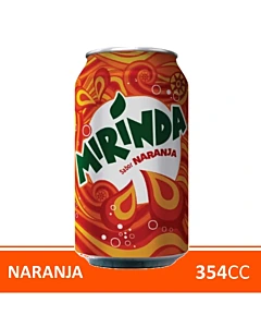 Gaseosa Naranja Mirinda 354 Ml