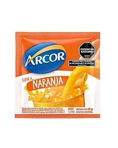 Jugo En Polvo Arcor Naranja 15 G