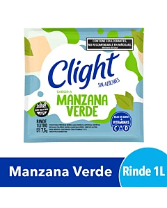 Jugo En Polvo Clight Manzana Verde 7,5 G
