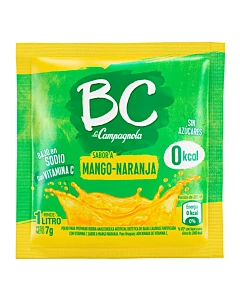 Jugo En Polvo Bc Mango Y Naranja 7g