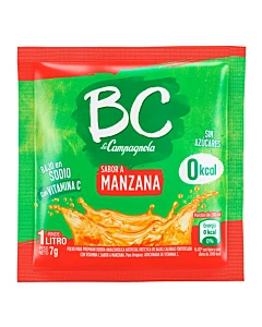 Jugo En Polvo Manzana Roja Bc 7 Gr
