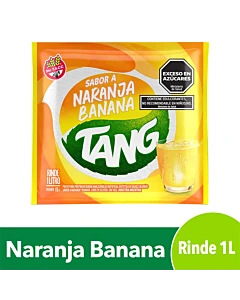 Jugo En Polvo Tang Naranja Banana 15 G