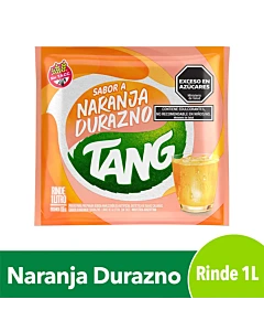 Jugo En Polvo Tang Naranja Durazno 15 G
