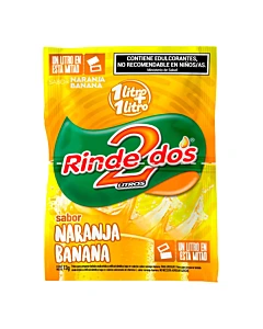 Jugo En Polvo Rinde2 Naranja Banana 13 G