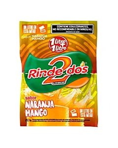 Jugo En Polvo Rinde2 Naranja Mango 13 G