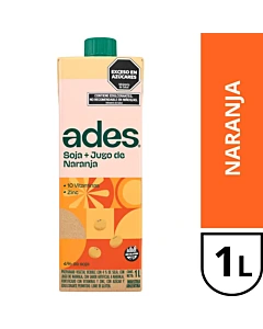 Ades Soja + Jugo De Naranja 1 L