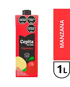 Jugo Cepita Del Valle Manzana 1l