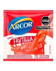 Jugo En Polvo Arcor Frutilla 15 G