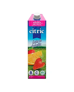 Jugo Citric De Naranja Y Frutilla 1 L