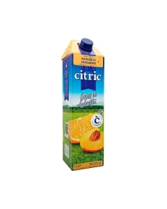Jugo Citric De Naranja Y Durazno Citric 1 L