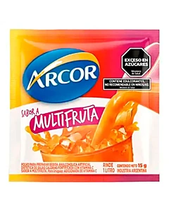 Jugo En Polvo Arcor Multifruta 15 G