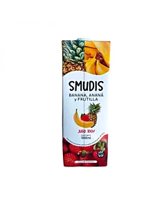 Jugo De Banana, Ananá Y Frutilla Smudis 1 L