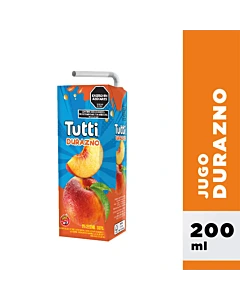 Jugo Listo Tutti Durazno 200 Ml