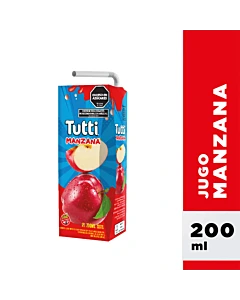 Jugo Listo Tutti Manzana 200 Ml