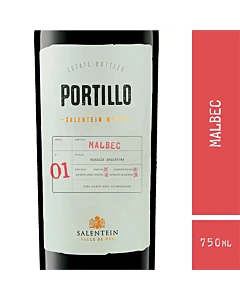 Vino Tinto Portillo Malbec 750 Ml